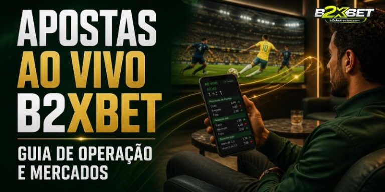 Apostas ao vivo B2XBET: Guia prático de operação e mercados